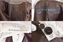 W*ザラベーシック ZARA BASIC テーラードジャケット L グレー系 ok4216182783_画像6