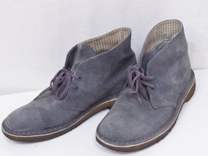 W*クラークス Clarks デザートブーツ メンズ US：6 ブルーグレー nm4024173792