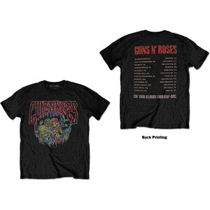 ★ガンズ アンド ローゼス Tシャツ Guns N' Roses ILLUSION TOUR 黒 - M 正規品 アクセル ローズ