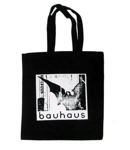 * bow house tote bag BAUHAUS UNDEAD canvas made regular goods lock T-shirt gothic positive punk punk 