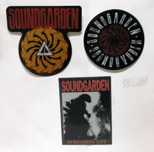 ★サウンドガーデン ステッカー 3pセット SOUNDGARDEN 正規品 nirvana mudhoney