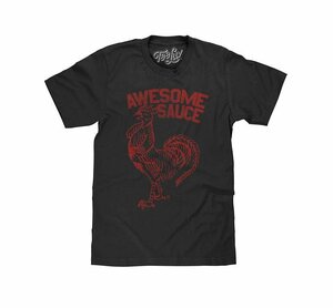 ★シラチャー ソース Tシャツ Sriracha AWESOME SAUCE ROOSTER - M 新品,正規品 Huy Fong Food スリラチャ ホットソース