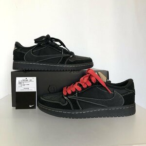  редкий редкость новый товар тигр vi s* Scott × Nike воздушный Jordan 1 low retro OG SP спортивные туфли черный US5 23.5cm DM7866-001