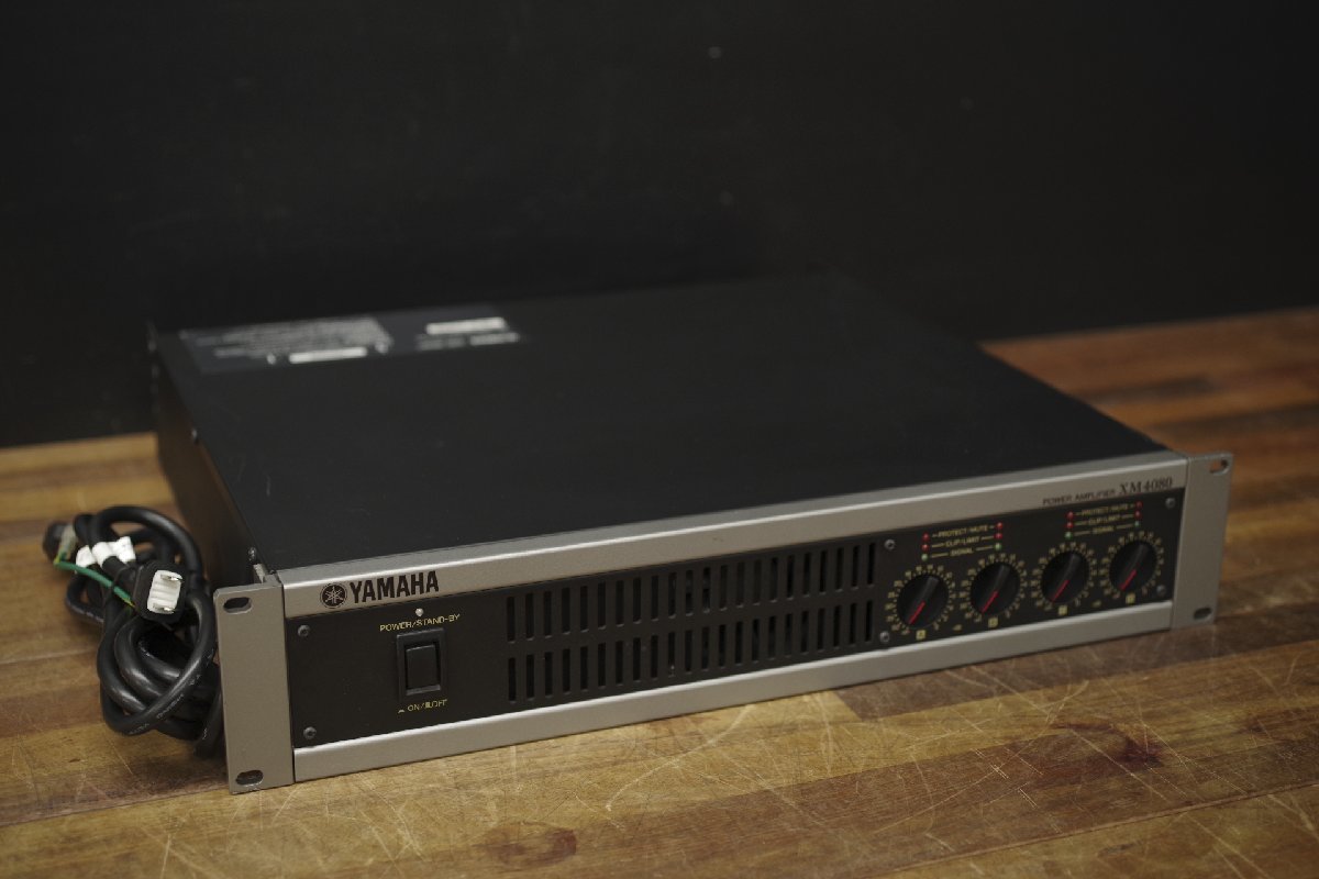 使用感少 動作品 YAMAHA XM4080 パワーアンプ 4ch パワーアンプ 業務用 ...