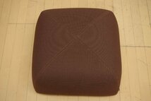 美品 arflex アルフレックス PU オットマンS スツール オットマン 椅子 イス 腰掛 茶色 ブラウン モダン 幅60cm(Sサイズ) モダン シンプル_画像4