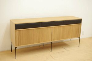 mote Leroux m exhibition goods beautiful goods Ritzwelllitsu well JABARA bellows sideboard original leather nala width 180cm living modern Northern Europe manner regular price approximately 89 ten thousand 