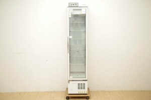  Japan freezer medicine for refrigeration showcase NC-ME15A swing door 1 door single phase 100V 153L 2013 year made key attaching used operation verification settled cooling box drug store hospital 