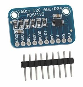  free shipping! programmable * gain * amplifier attaching 16 bit 4 channel A/D PGA converter, high precision I2C Arduino and, Raspberry for development board 