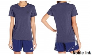 lts-adidasU-CE0094-NobleInk-XS Adidas adidas lady's short sleeves T-shirt crew neck WOMENS sport fitness Ultimate 