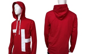 nset-TOMMY-Red-L TOMMY HILFIGER トミーヒルフィガー メンズ 長袖 セットアップ 上下セット ルームウェア レッド L