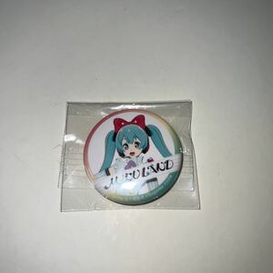 【非売品、新品】初音ミク　「MIKU　LAND　缶バッジ」　 SNOWMIKU2023　雪ミク