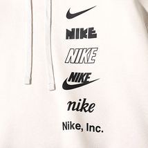  L 新品【Nike Club Fleece Men's Pullover Hoodie DX0784-063 ナイキ クラブ フリース メンズ プルオーバー パーカー (クリーム)】_画像3