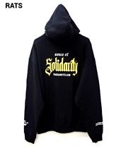 L 新品【RATS SOLIDARITY ZIP HOODIE NO : 23'RTC-0205 BLACK ラッツ ジップ フーディー RATS パーカー ブラック】_画像6