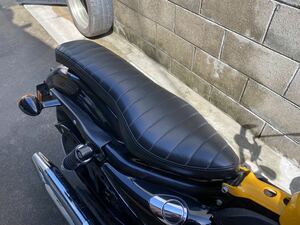 98 Harley US Vintage seat ko brush -to Vintage shovel pan knuckle evo Softail FL FX XL chopper rigid 
