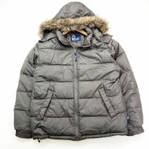 ペンフィールド ☆ Penfield 安心のファーフード◎ グレー ダウンジャケット ダウンパーカー XL アウトドア キャンプ 街着にも♪■DG233_画像2