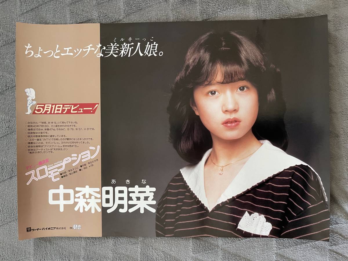 中森明菜ポスターの値段と価格推移は？｜22件の売買データから中森明菜