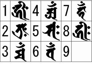 CS-0020　梵字ステッカー 干支　切り文字　デカール　割引あり