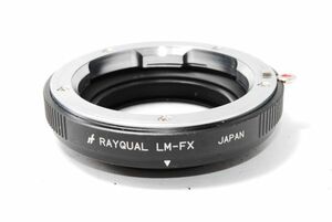 ★良品★ レイクォール RAYQUAL LM-FX LEICA M - FUJIFILM X ( ライカMレンズ - フジフィルムXボディ ) マウントアダプター #541040M10