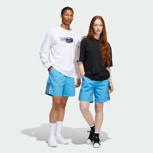 新品 ショートパンツ O(XL)メンズ アディダス スケートボーディング adidas メッシュショーツ レディース 3本ライン 半パン HA1289 10995