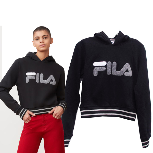 新品未使用FILA USA rosemary hoodieロゴパーカーUS-S