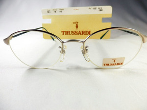 # reflection prevention coating attaching (. eye, close eye which also possible )[ brand ]TRUSSARDI * man and woman use type * delustering silver / clear blue new goods 
