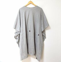 美品 S'YTE YOHJI YAMAMOTO サイト ヨウジヤマモト ニット カーディガン ポンチョ オーバーサイズ グレー 灰色 034_画像4