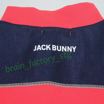 PEARLY GATES／Jack Bunny!!（ジャックバニー） レディース 半袖ハーフジップシャツ・ジップモック 263-167515/size2 ／管BKZQ_画像7