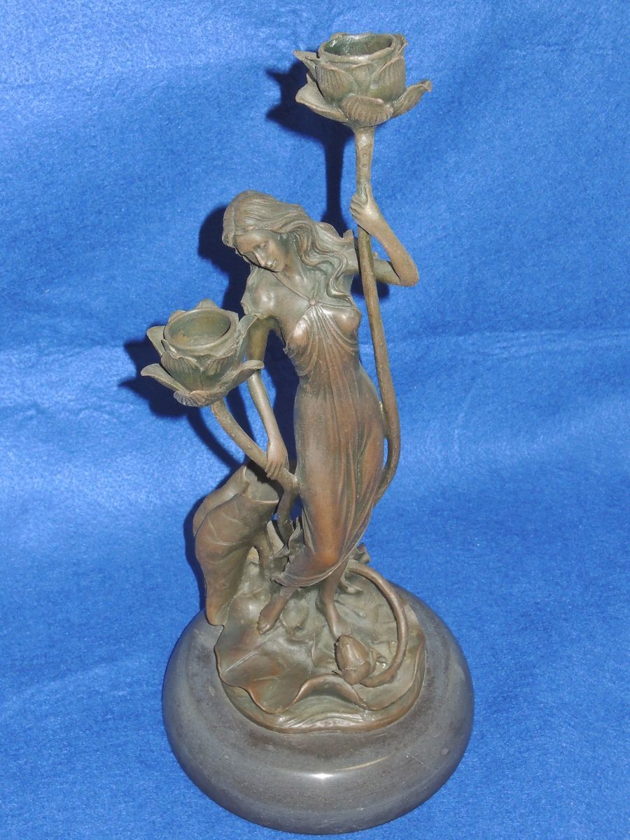 ヤフオク! -ブロンズ像女性像の中古品・新品・未使用品一覧