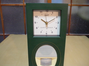 珍品　デザイン　ART　防犯用　アラーム　チャイム　センサー付き　置き時計