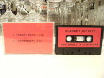 非売品★廃盤カセット★プロモーション用★NOT FOR SALE★PROMOTION ONLY★1998年 BLANKEY JET CITY /SWEET DAYS カセットテープ DERRINGER_画像1