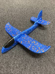  price cut * free shipping * hand throwing airplane glider blue approximately 30cm×30cm out ....