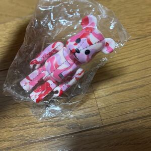 【未開封】 abathingape アベイシングエイプ bape BE@RBRICK ベアブリック ピンク 迷彩 pink camo