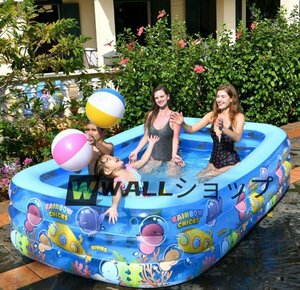 暑い夏に最適 水遊び プール ビニールプール キッズプール ファミリープール エアープール 大型プール PVC素材 子供 家庭用