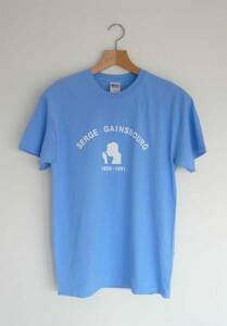 Serge Gainsbourg Tシャツ Size S 新品 ギターポップ フランス フレンチ シルクスクリーンプリント