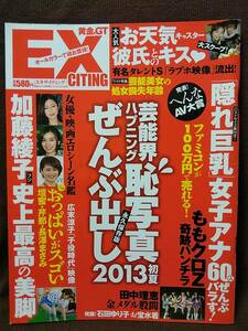 黄金のGT EXCITING(エキサイティング) 2013年6月号増刊 壇蜜 鷹羽澪 長澤まさみ 加藤綾子 武井咲 松嶋菜々子 石田ゆり子