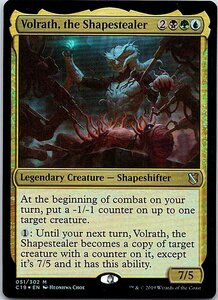 FOIL/姿奪い、ヴォルラス/Volrath, the Shapestealer/統率者2019/英語版/MTG１枚 [FC]