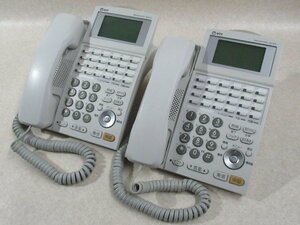 ▲Ω XD2 5410 保証有 NTT Netcommunity System 24ボタン標準電話機 PEMB-KT-24KW(1) 2台セット ・祝10000取引突破