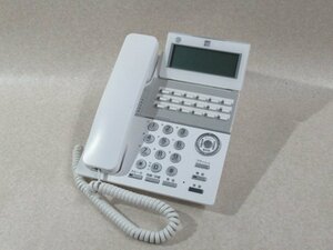 Ω PA 417 保証有 SAXA サクサ PLATIAⅡ TD810(W) 18ボタン標準電話機 17年製 綺麗・祝10000！取引突破！