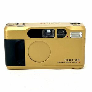 コンタックス CONTAX T2 ゴールド ［ジャンク品］ フィルム コンパクトカメラ 【中古】