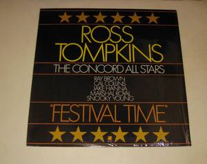 ★名盤！ROSS TOMPKINS AND THE CONCORD ALL STARS/FESTIVAL TIME レイ・ブラウン　ジェイク・ハナ　コンコード・ジャズ