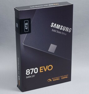 【未使用】SAMSUNG 870 EVO 4TB SSD　2.5インチ SATA6Gbps