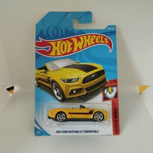 Hot Wheels　2015 FORD MUSTANG GT CONVERTIBLE