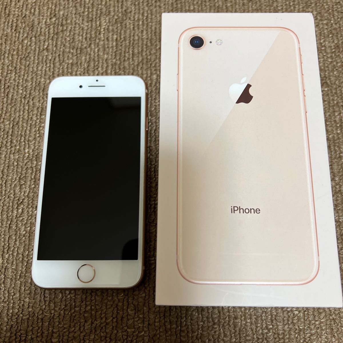 美品】iPhone8 64GB ピンクゴールド 箱付きSIMフリー 【公式ショップ
