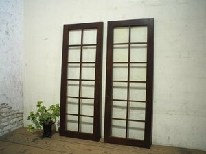 taj0034*(4)[H109cm×W40,5cm]×2 sheets * wonderful .. design. tree frame glass door * fittings sash window glass door . sound Cafe . material reform K under 