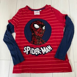 スパイダーマン　　重ね着ロンティー140サイズ