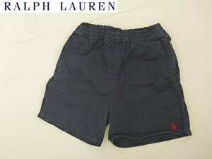  прекрасный товар Ralph Lauren * темно-синий темно-синий вышивка po колено шорты 110