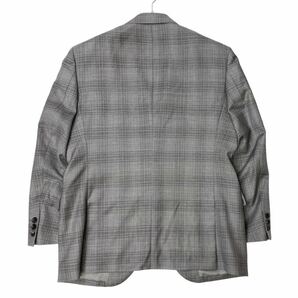 【春物】新品同様！定価7万円 MODRUS Ermenegildo Zegna 伊ゼニア生地 SHANG シルク混 2B テーラードジャケット グレー/M程度 日本製の画像10