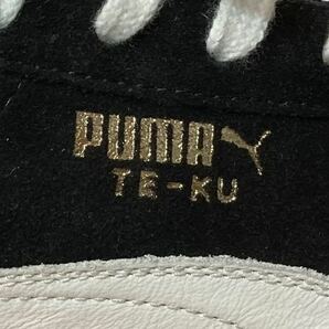 未使用品！ルーマニア製 PUMA プーマ TE-KU PRIME スウェードレザー 復刻 EUROメイド スニーカー 黒 ブラック/9(27.0)◆完売モデルの画像6