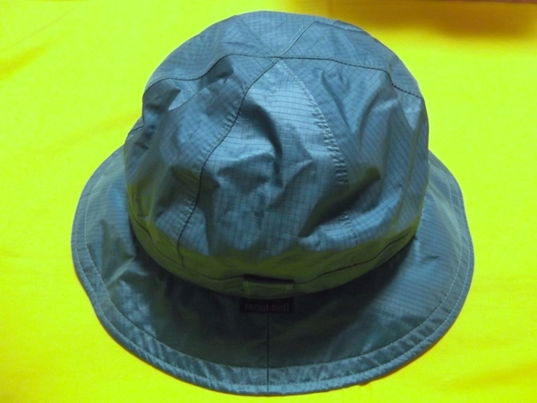 ●モンベル クラッシャーハット 帽子 グリーン L 58～60 シームシーリング 防水