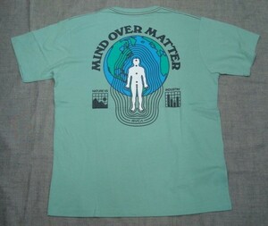 新品RVCA (ルーカ) メンズTシャツOVER MATTER ST BC041-254（カラー：AQUA HAZE） Mサイズ